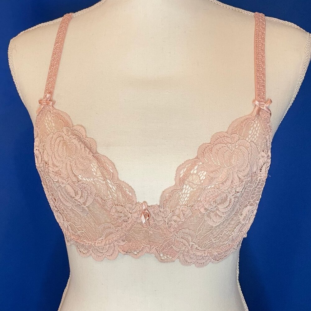 Adore Me Cream Lace Bra Size 36B